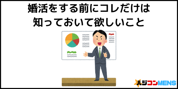 知っておくべき婚活事情