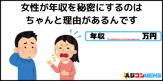 婚活で女性が年収を書かない理由